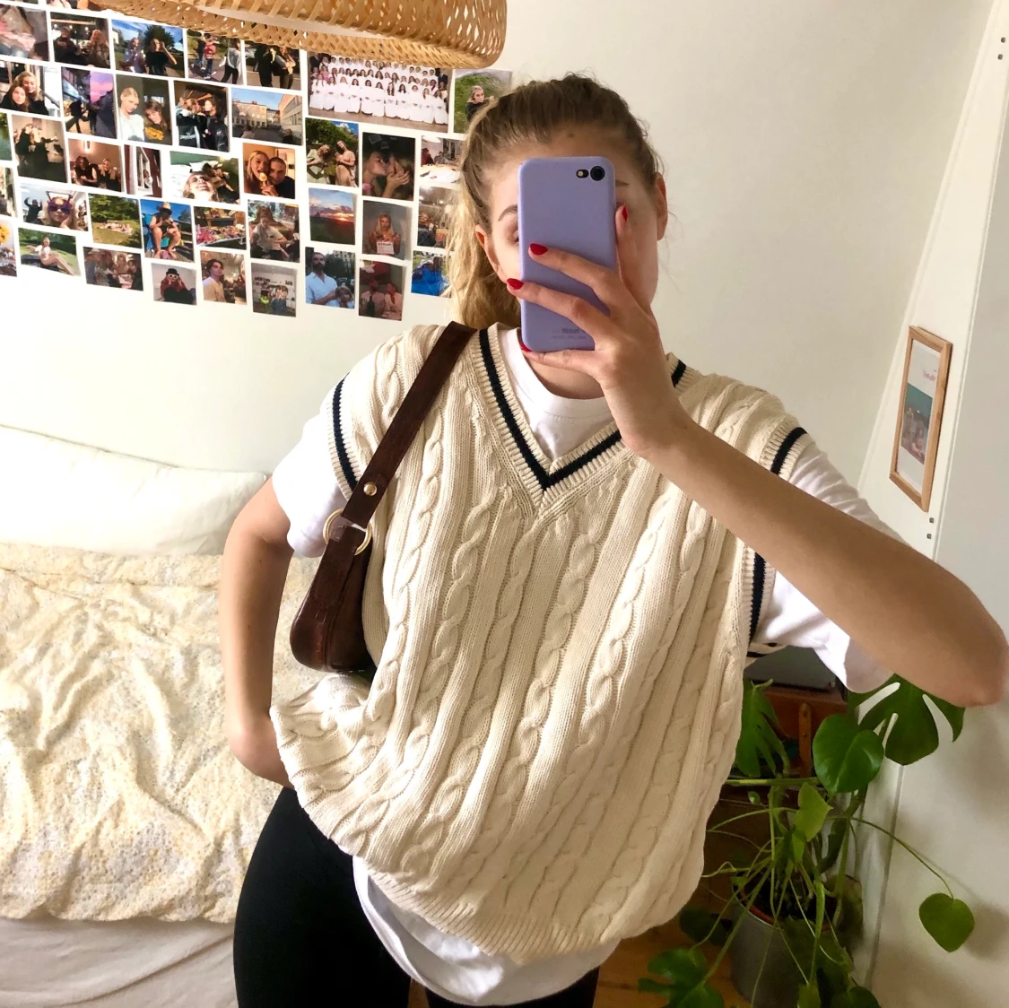 Oversized stickad väst 🪐 - 90