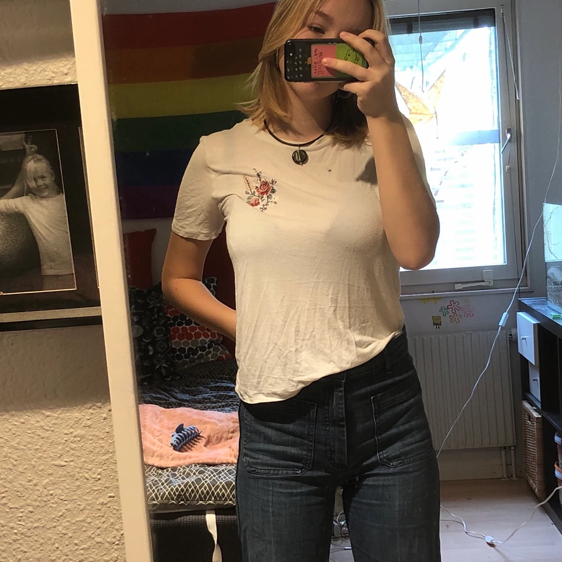 Sommartröja med blomma 💐 