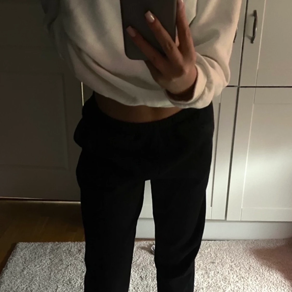 Svarta mjukisbyxor🖤 - 90