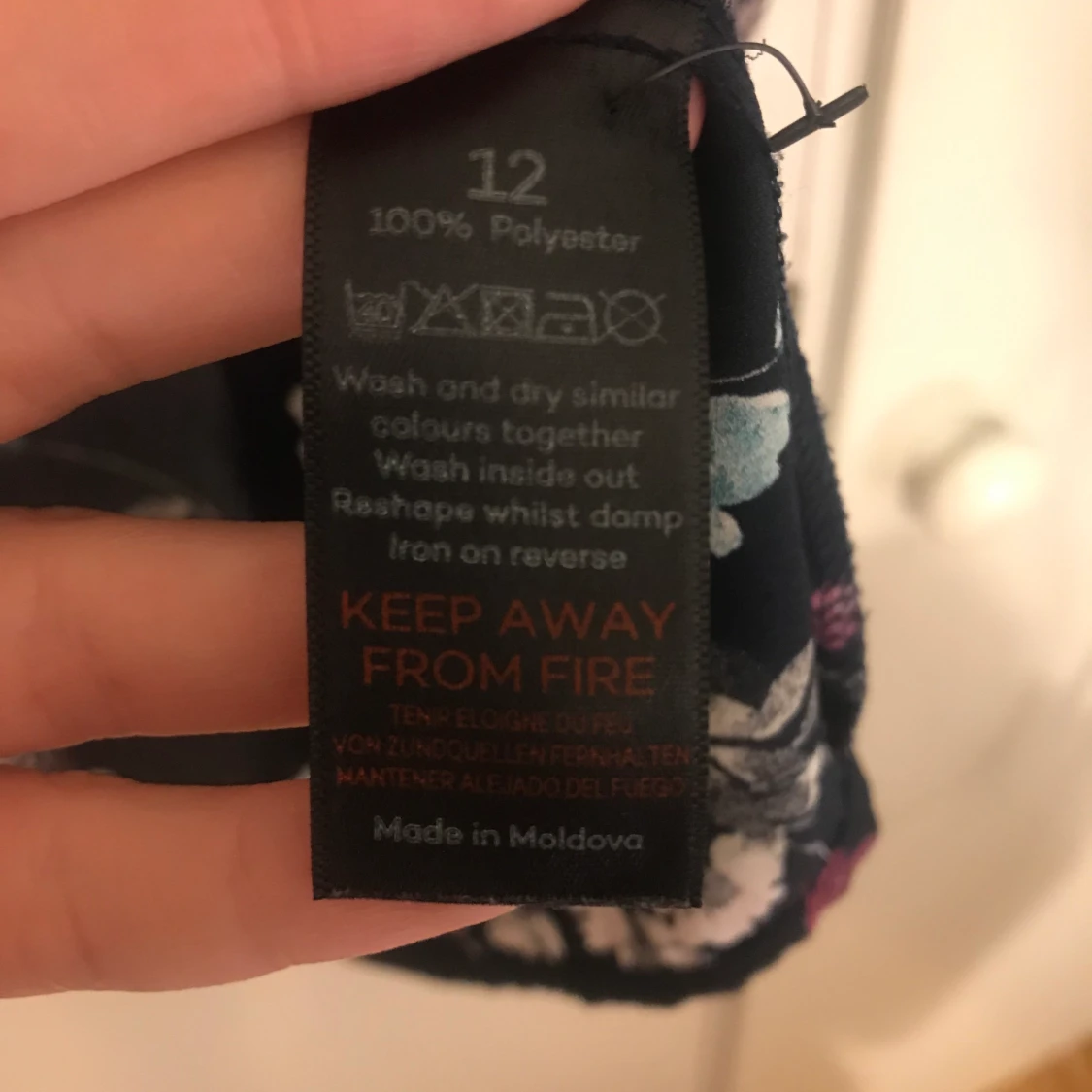 Navy shirt with flower print - 91