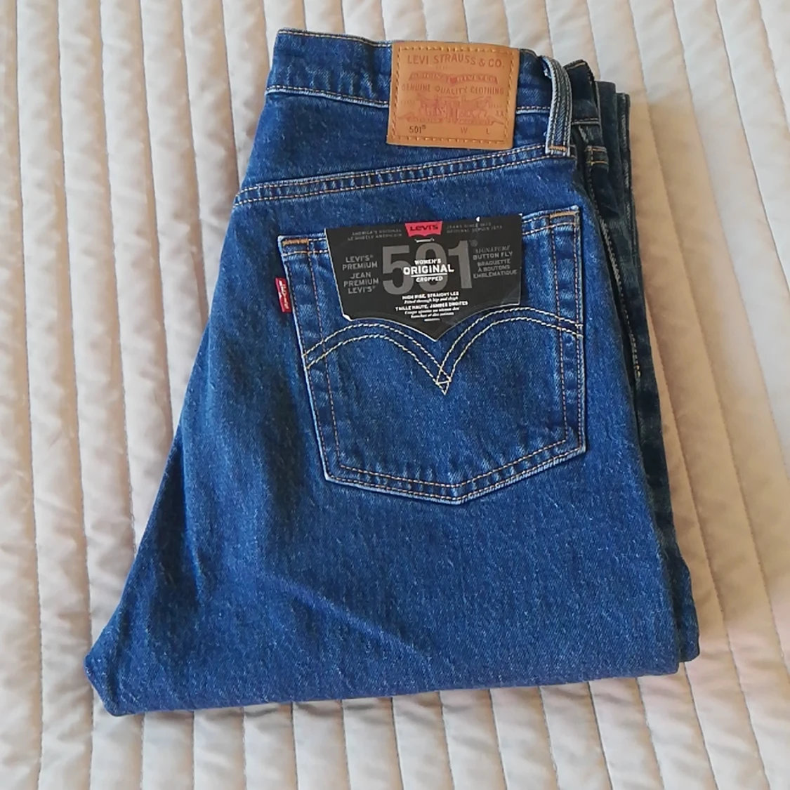 Levi's 501 Orginal Cropped Jeans Dam - 90