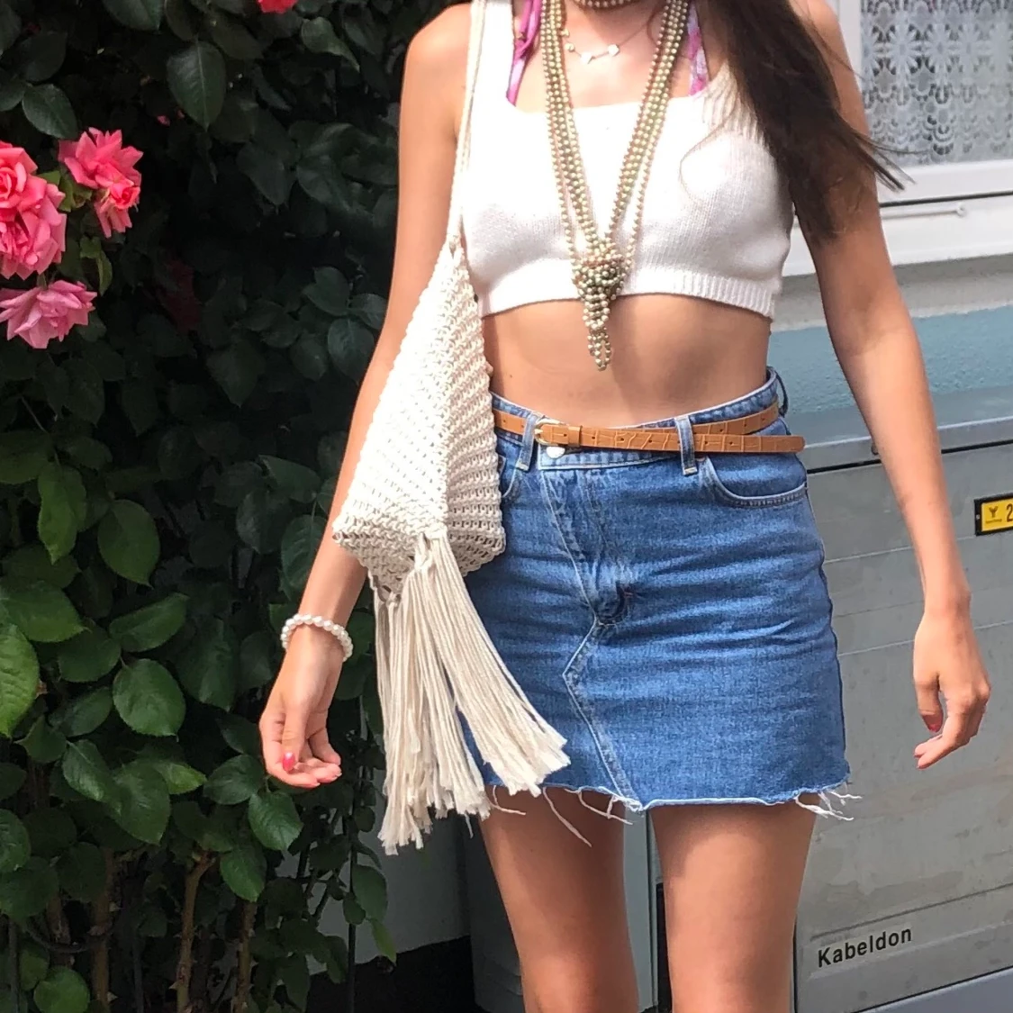 Jeanskjol trendig Pull&Bear M 