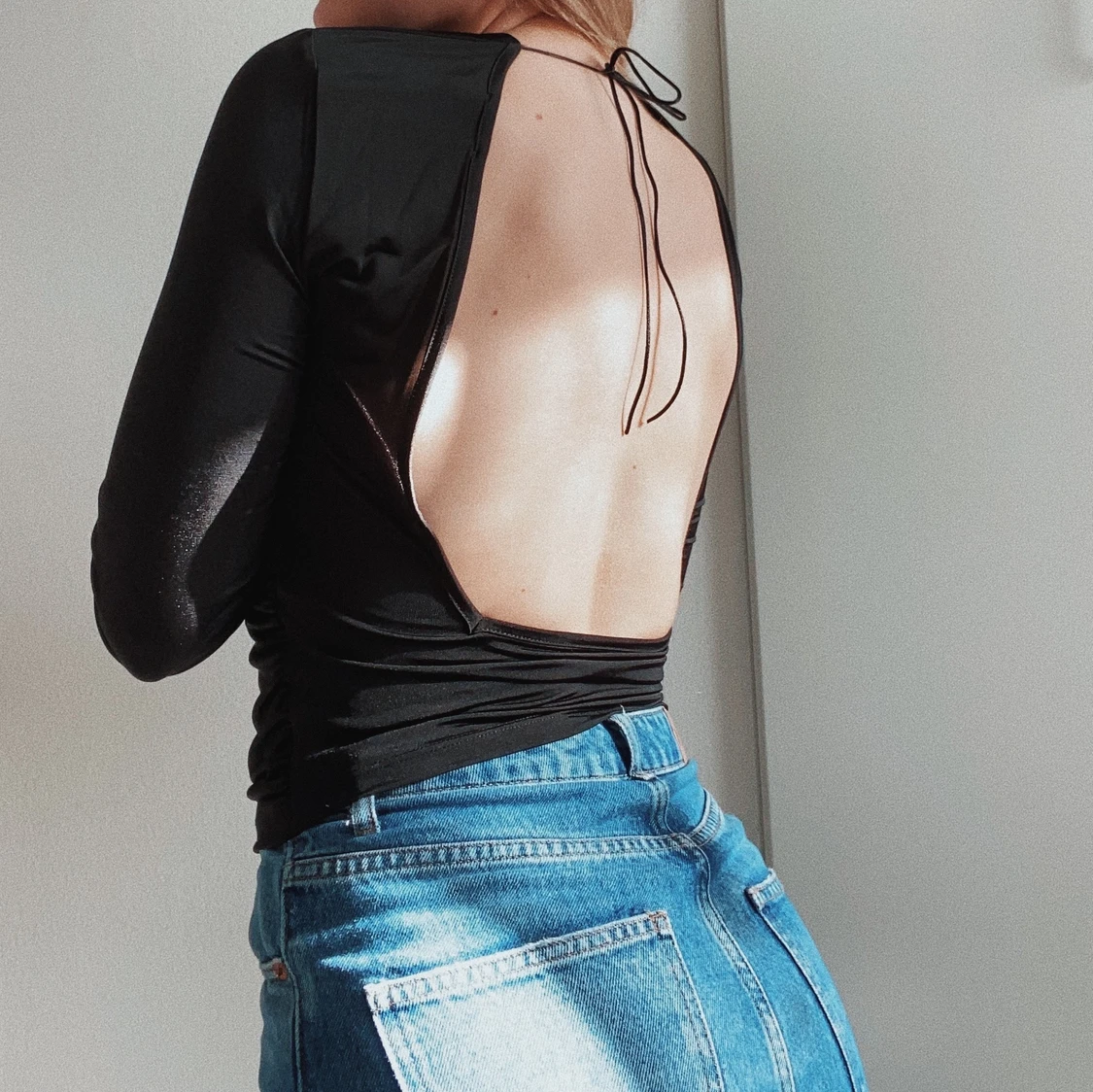 Topp med öppen rygg  - 90