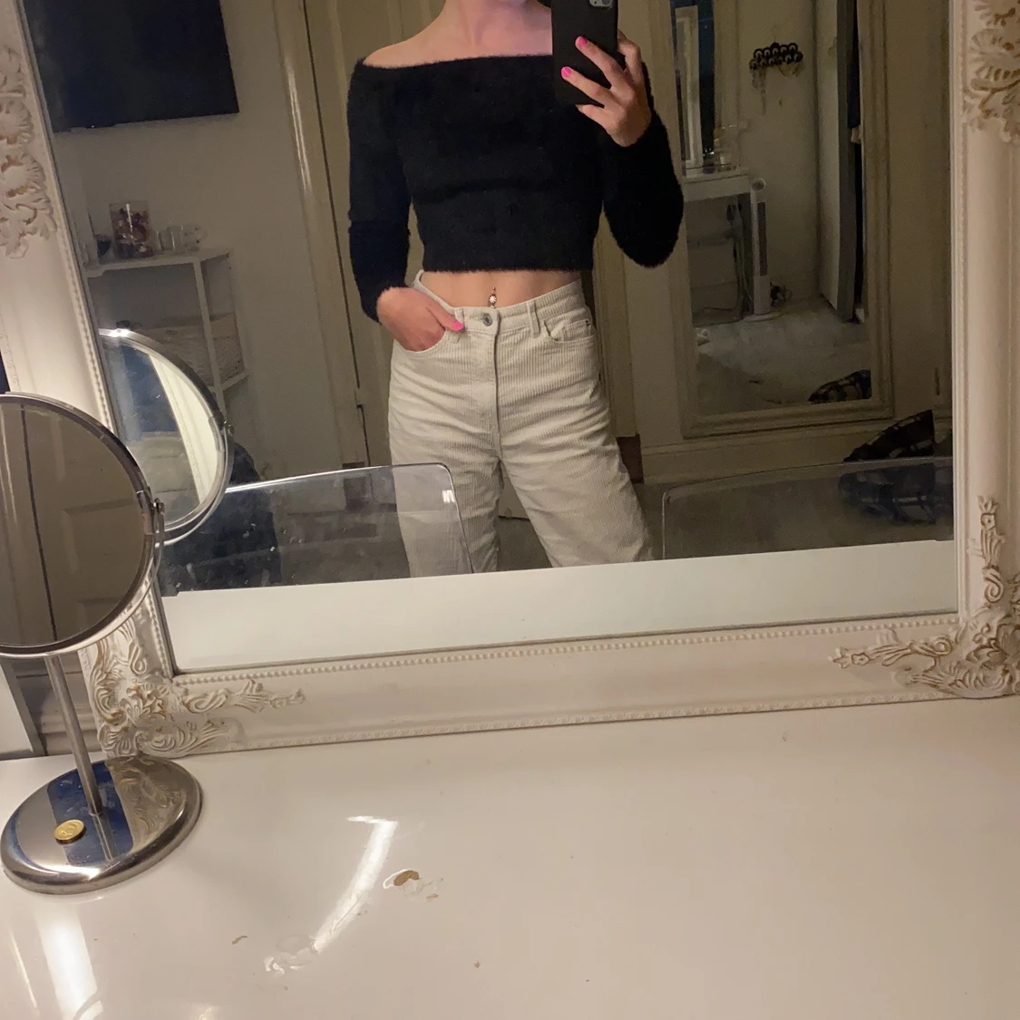 Mysig off shoulder tröja