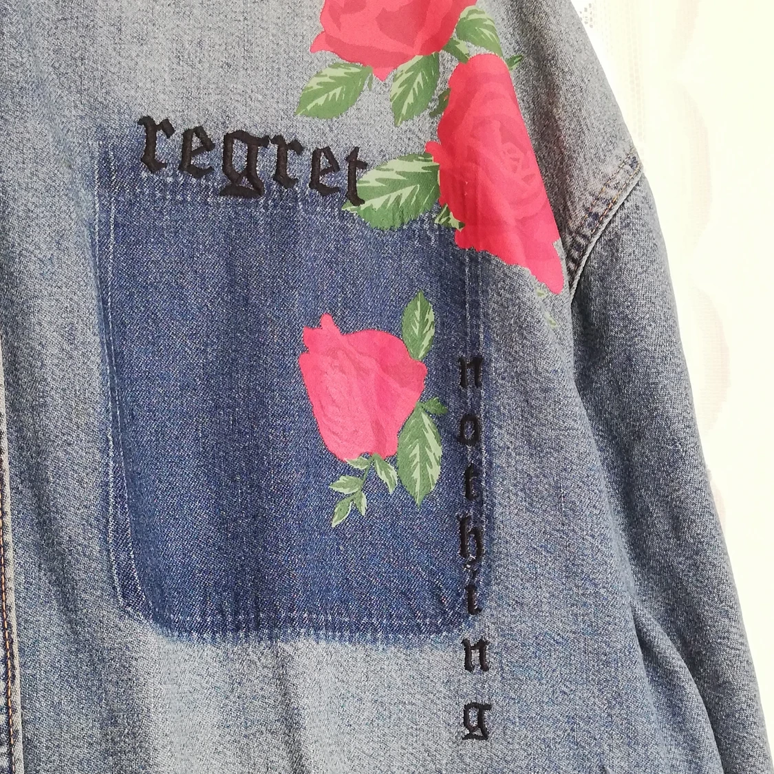 Tunn jeansjacka - 91