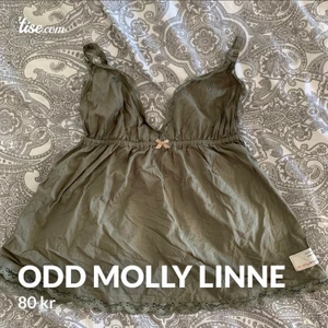 militärgrönt linne från odd molly  - militärgrönt linne från odd molly passar xs-s,80kr+frakt eller högre bud i kommentarerna 