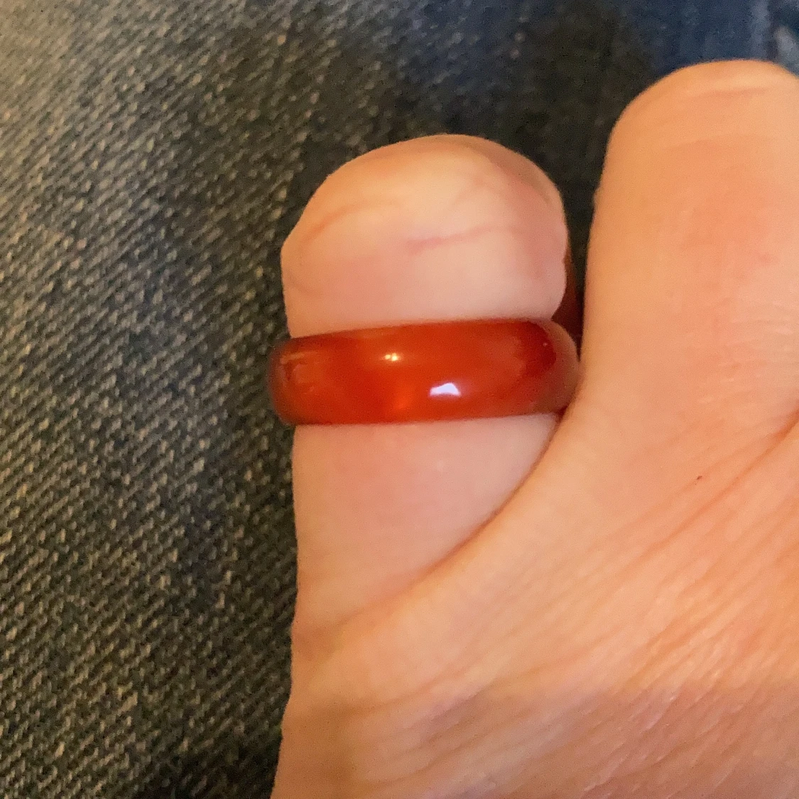 Ring äkta sten  - 90