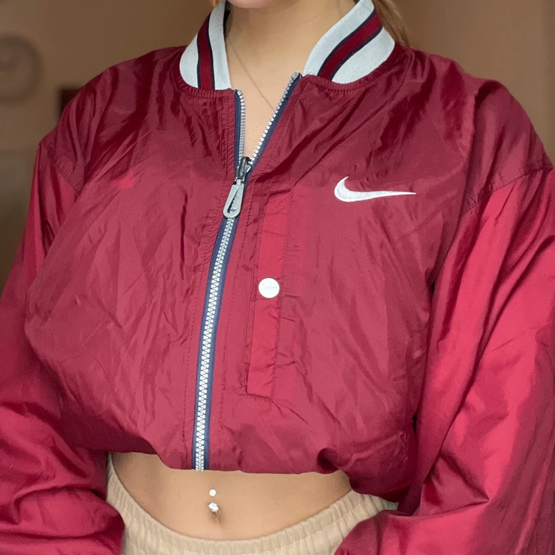 Nike vintage Spellout jacket Double 