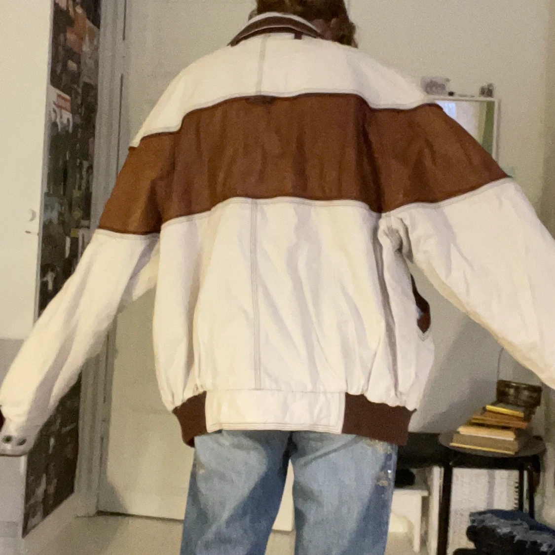 Vintage läderjacka - 90