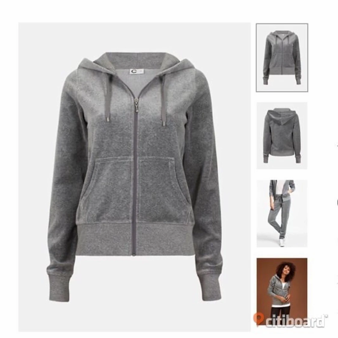 Grått mjukisset från Cubus