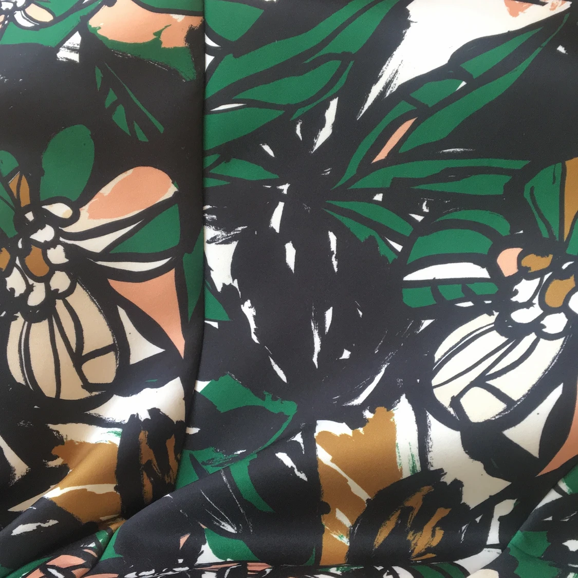 Lång kjol, flerfärgad - 91