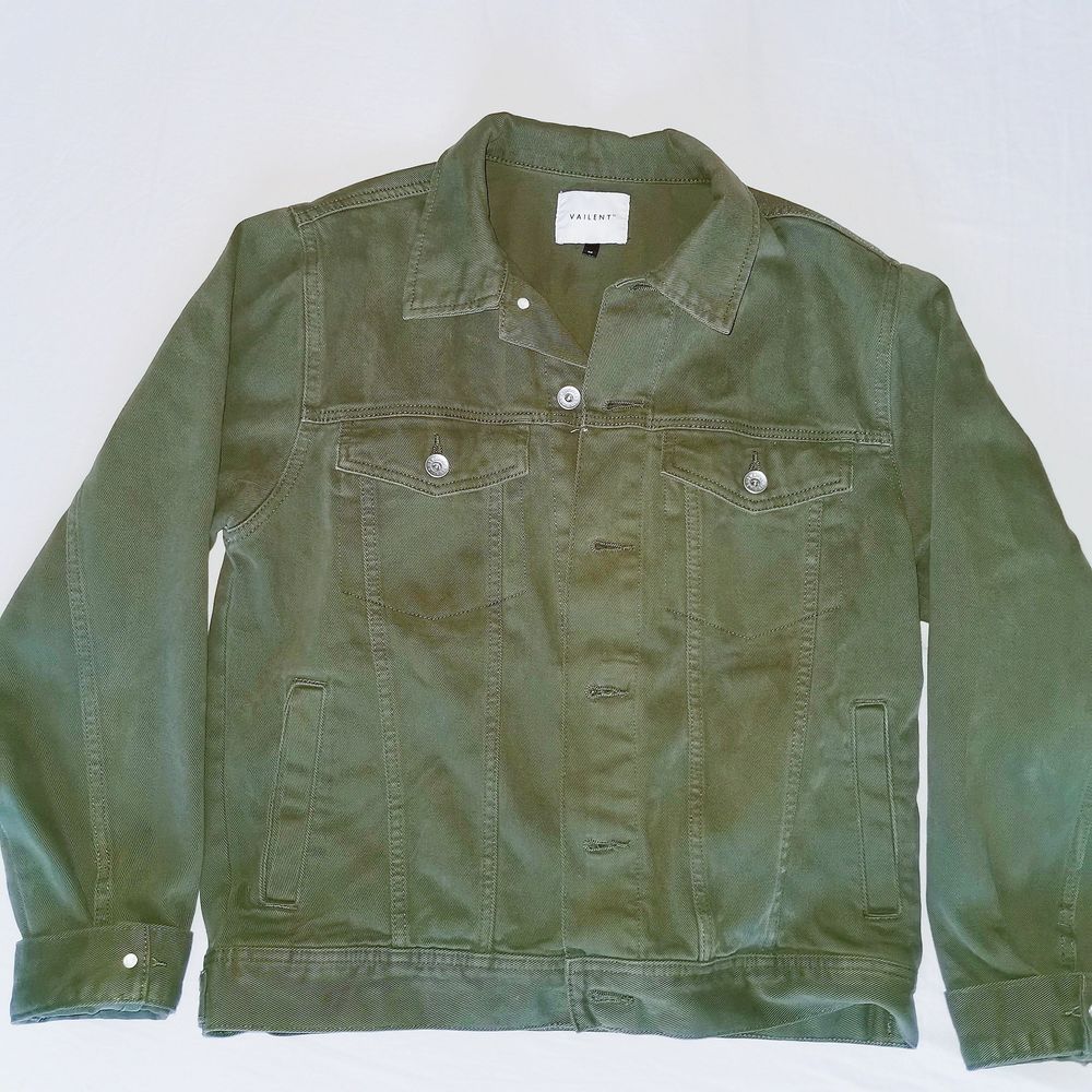 Vailent Green Jeans Jacket Size M fits S | Plick