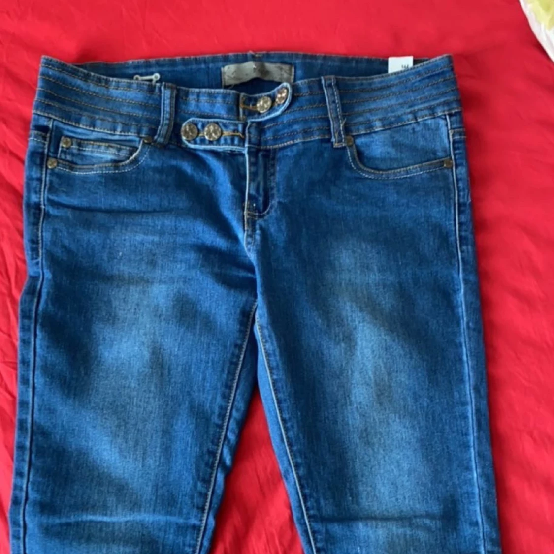 Vintage lågmidjade jeans