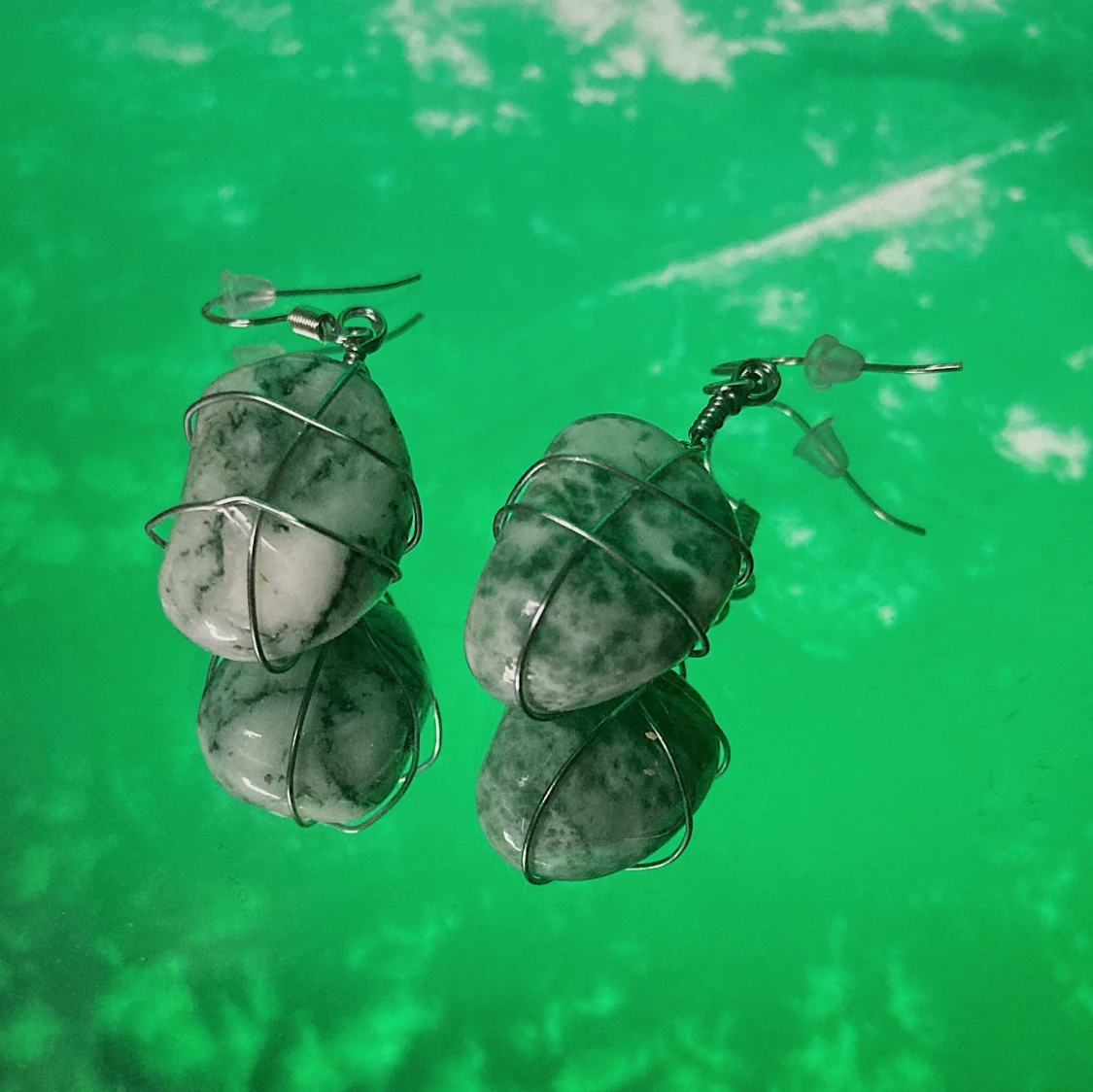 Örhängen med trädagat