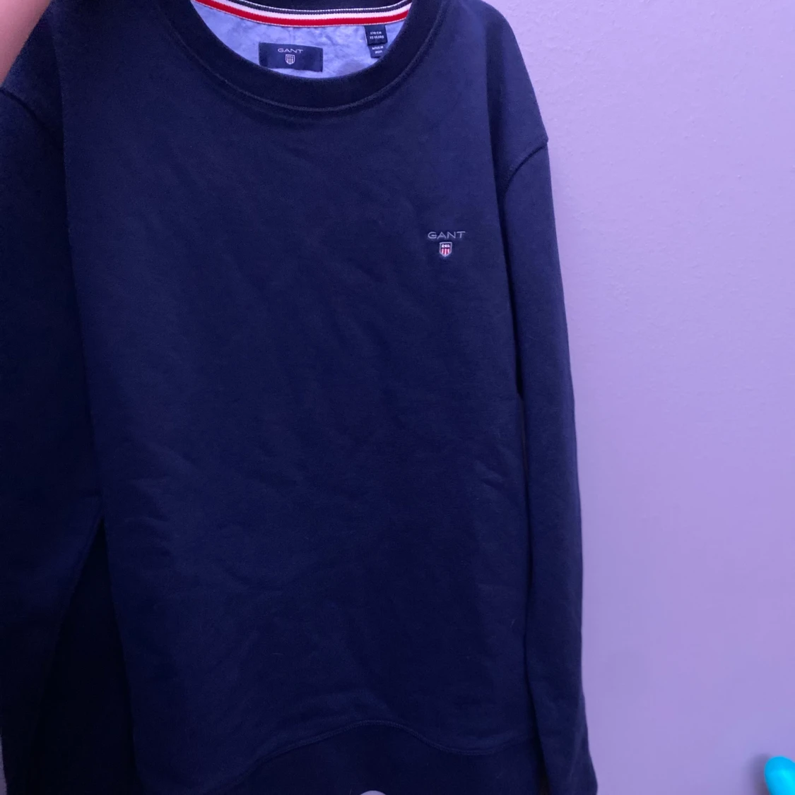 Marin blå gant tröja