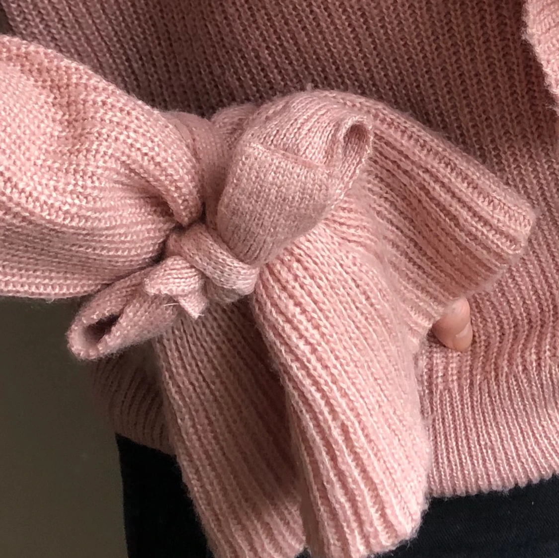 Stickad tröja Papaya stl S - 91