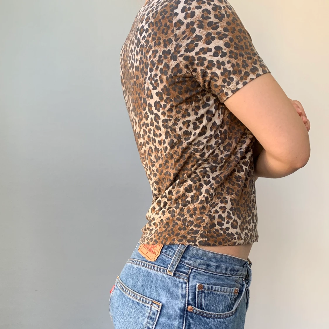 Leopard mini tee  - 90