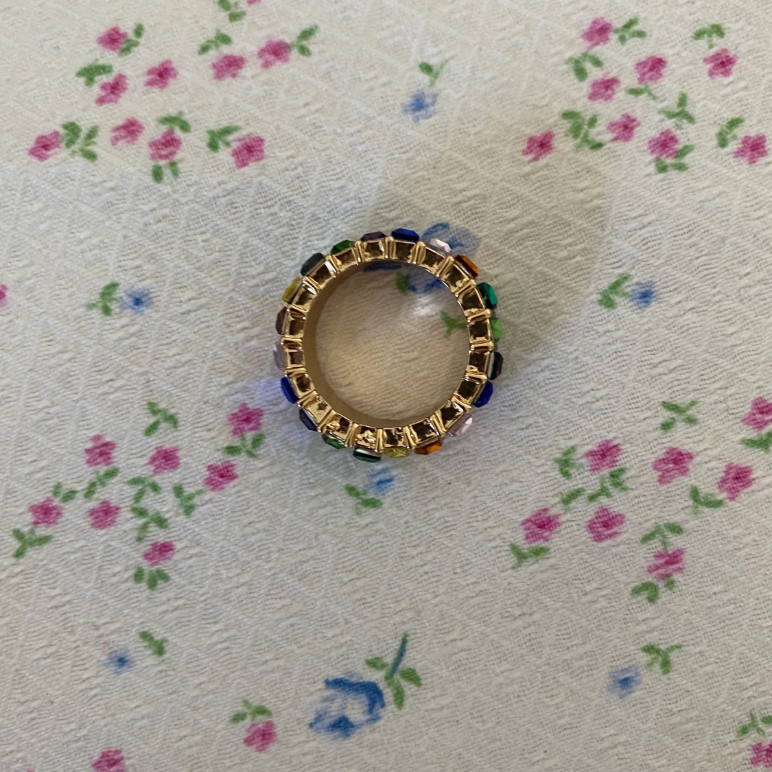 Guldplätterad ring - 90