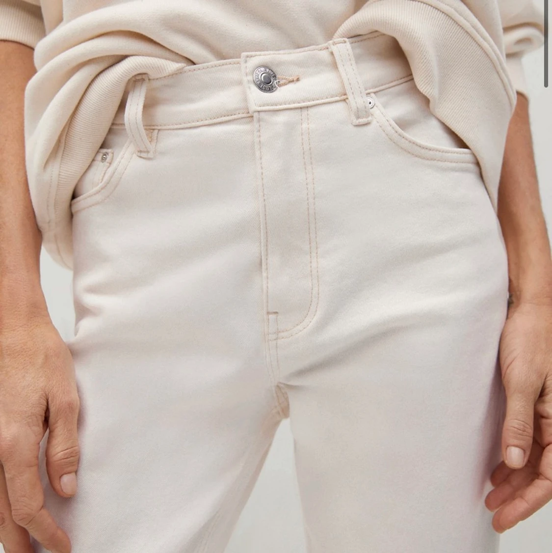 Vita/beige mom jeans - 90