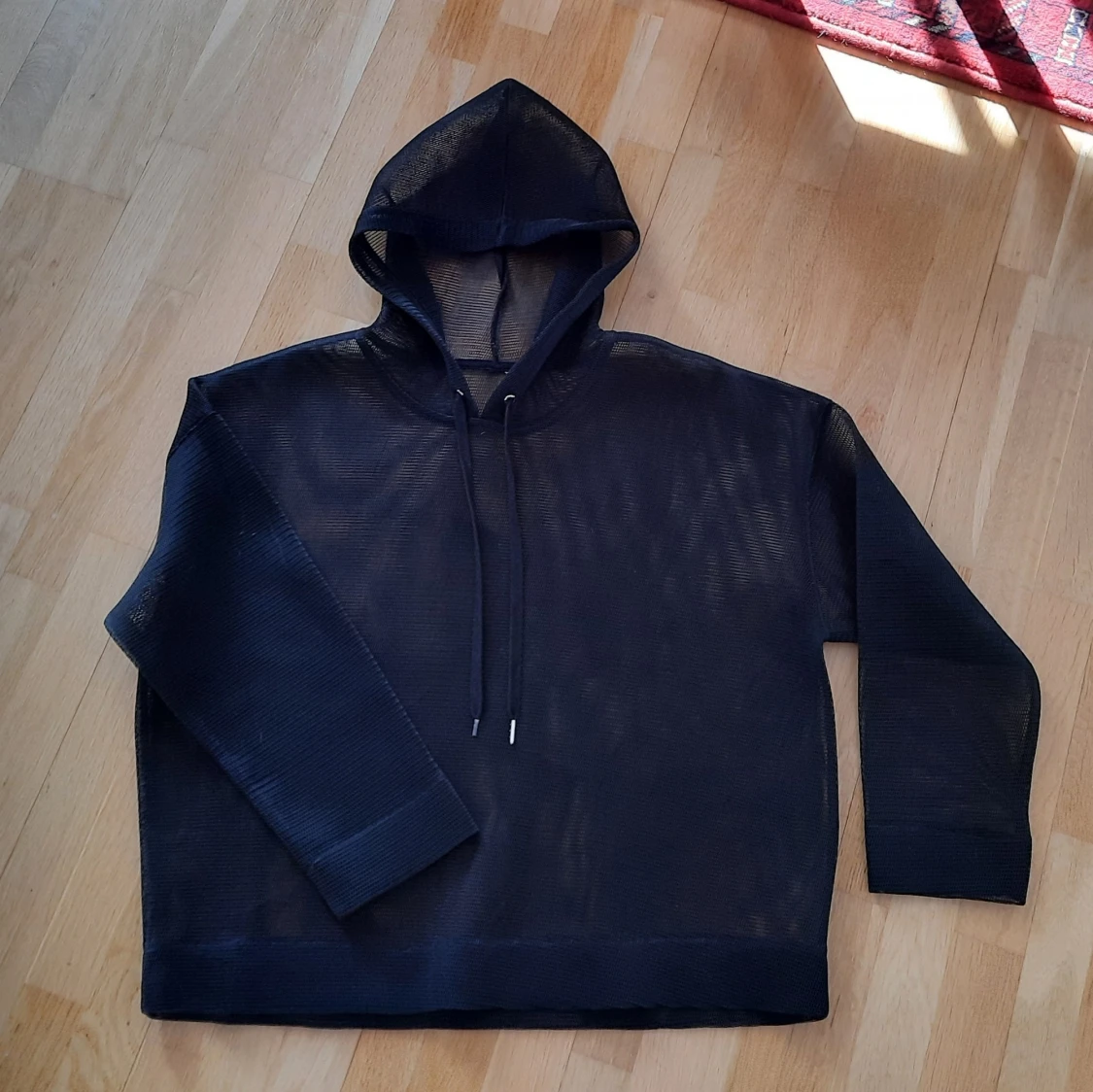 See-through nät-hoodie - 91