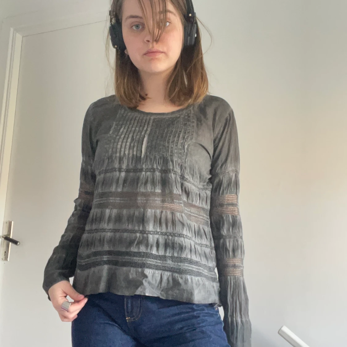 Tie-dye blus🖤🤍
