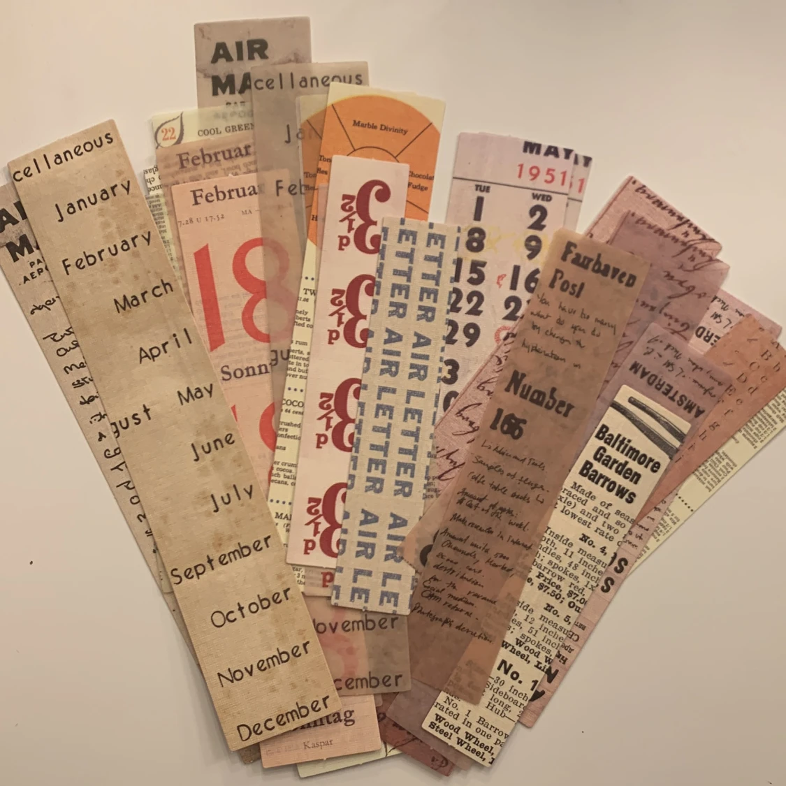 Långa klistermärken 