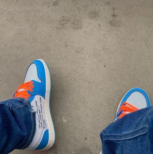 Jordan 1s x off white - Använda off whites vill bli av med dom låda sko snören allt og kommer till