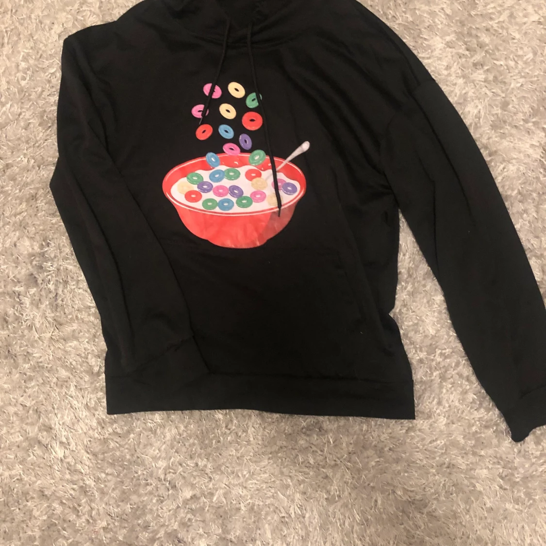 Hoodie med tryck - 91