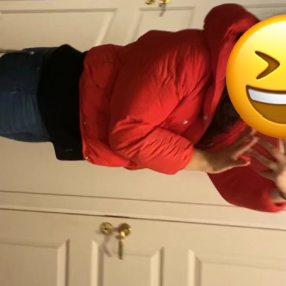 Röd/rosa jacka från newyorker