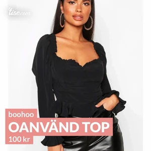 boohoo top - Fin tröja från Boohoo, oanvänd pga förliten😩 Måtten är för en petite. Frakt 48kr. 
