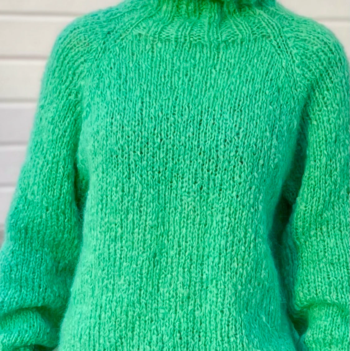 Handstickad tröja i Norsk ull - 90