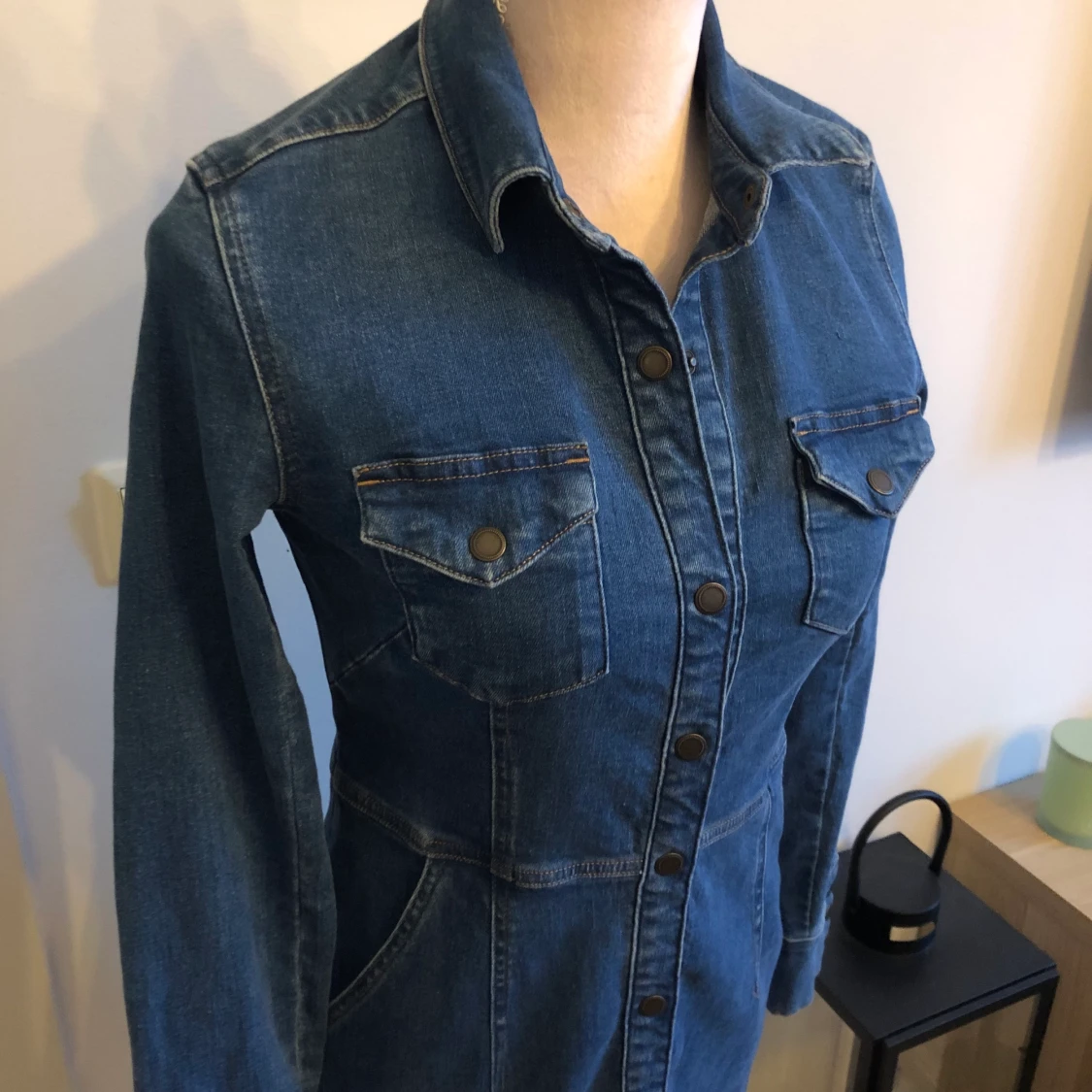 Free People demin klänning  - 90