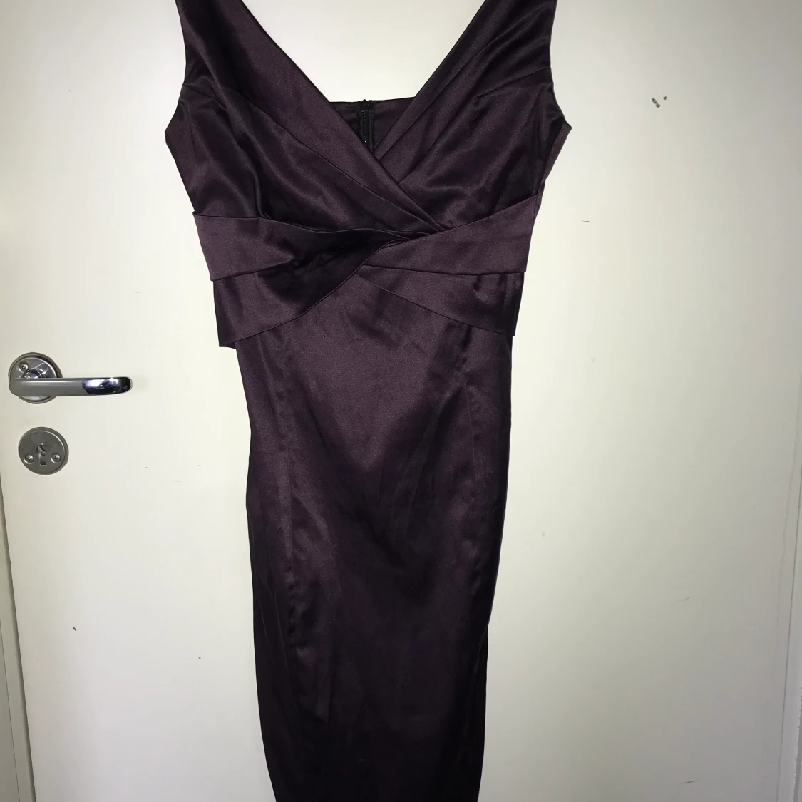 Satin vintage klänning