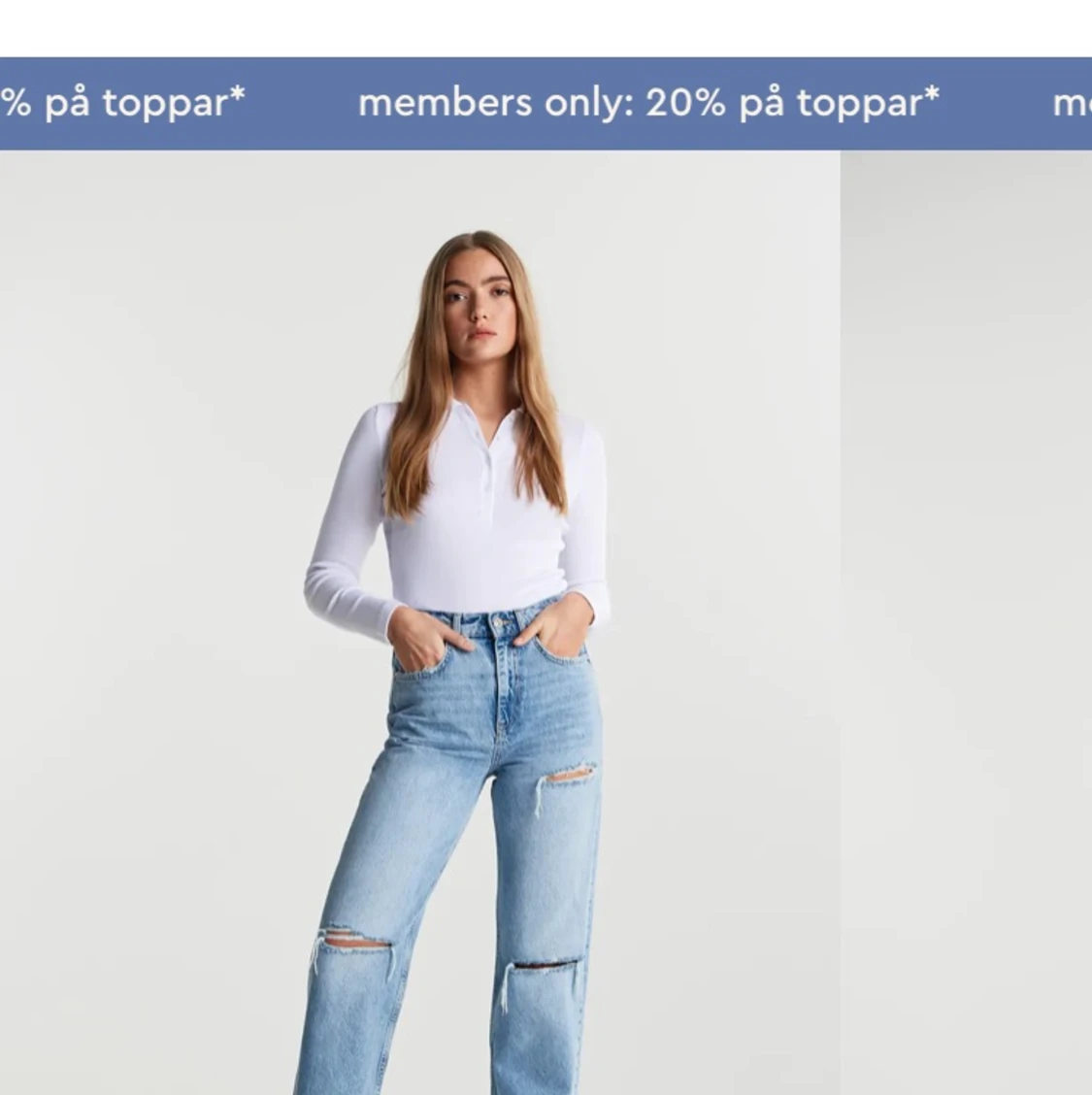 90’s high waist jeans strl 32