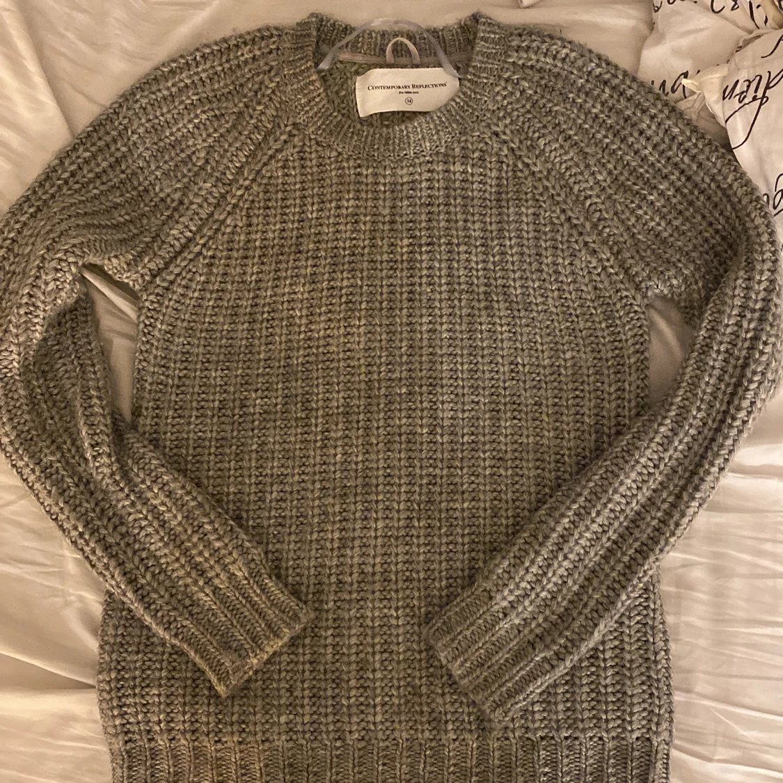 Grå stickad stl 34 - 90