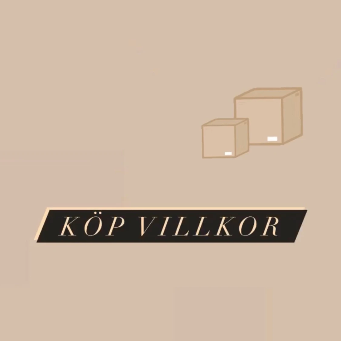 Mina köpvillkor 🤎 Läs igenom innan du köper