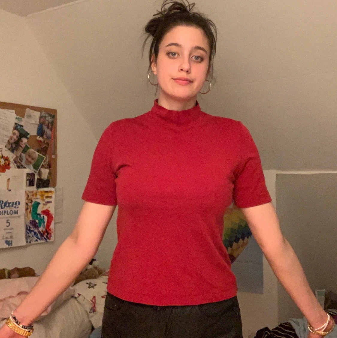  Vintage röd tröja  - 91