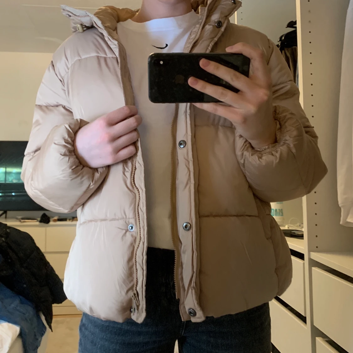 Puff jacka från zalando storlek M aldirg aldirg använd  - 90