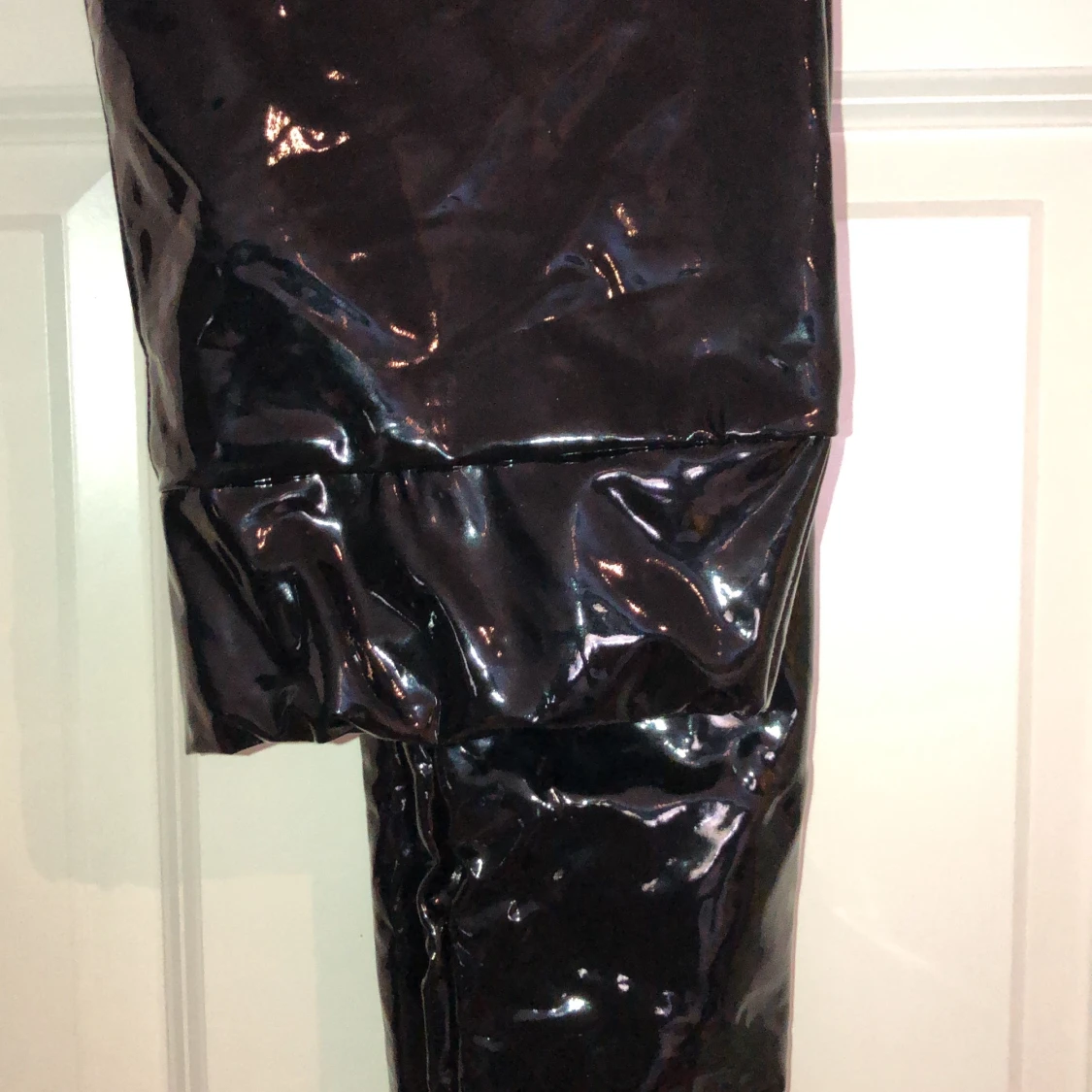 Svarta lack byxor - 90