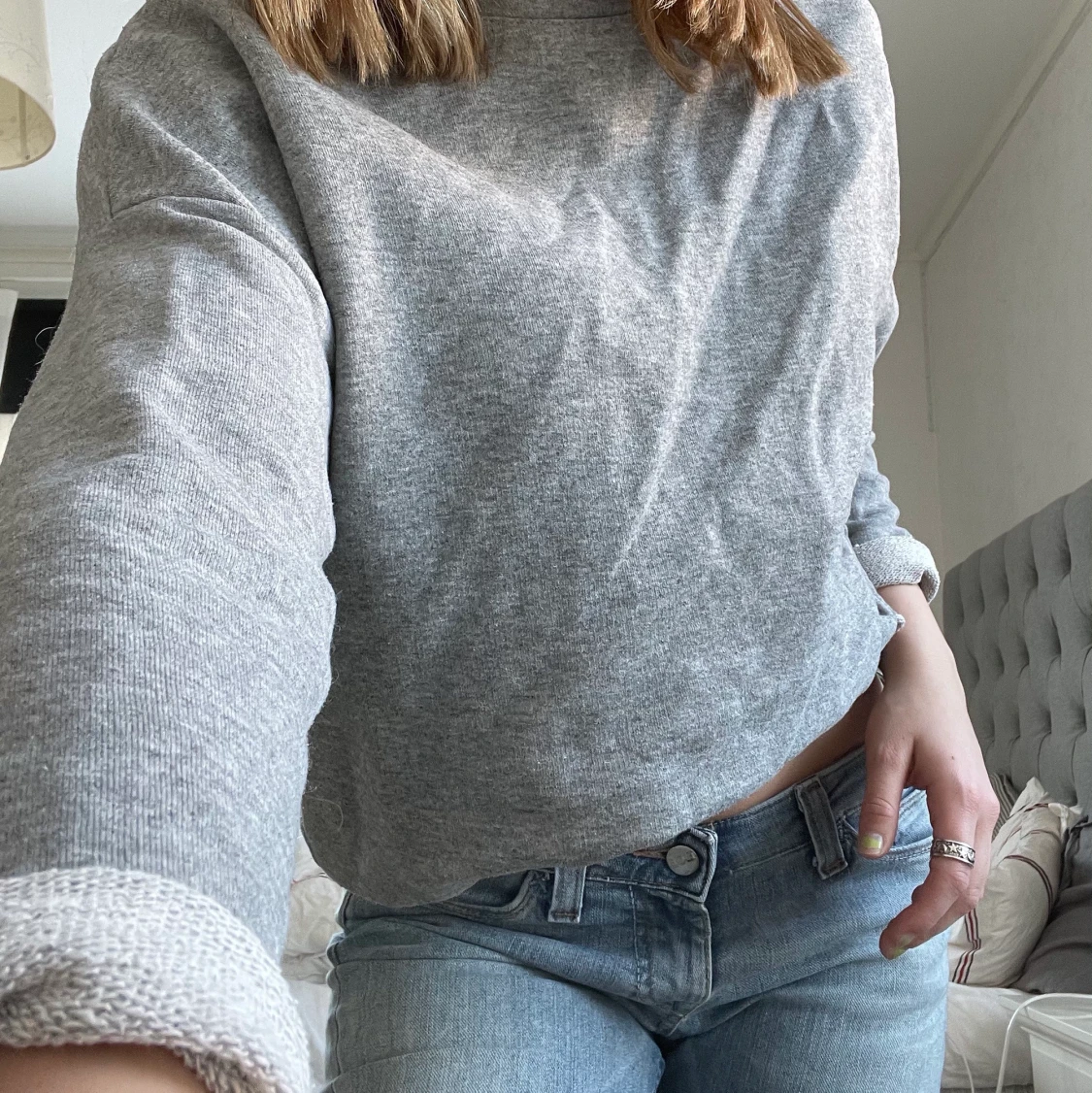 Grå tröja från pull&bear - 90