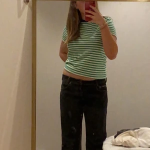 Tshirt från &otherstories - En jätte snygg grön och vit randig tshirt med blå krag-resår från &otherstories!! Väldigt gott skick