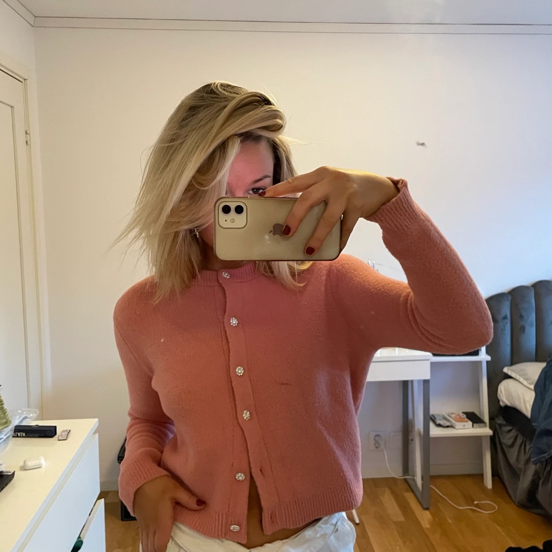 Rosa kofta från zara