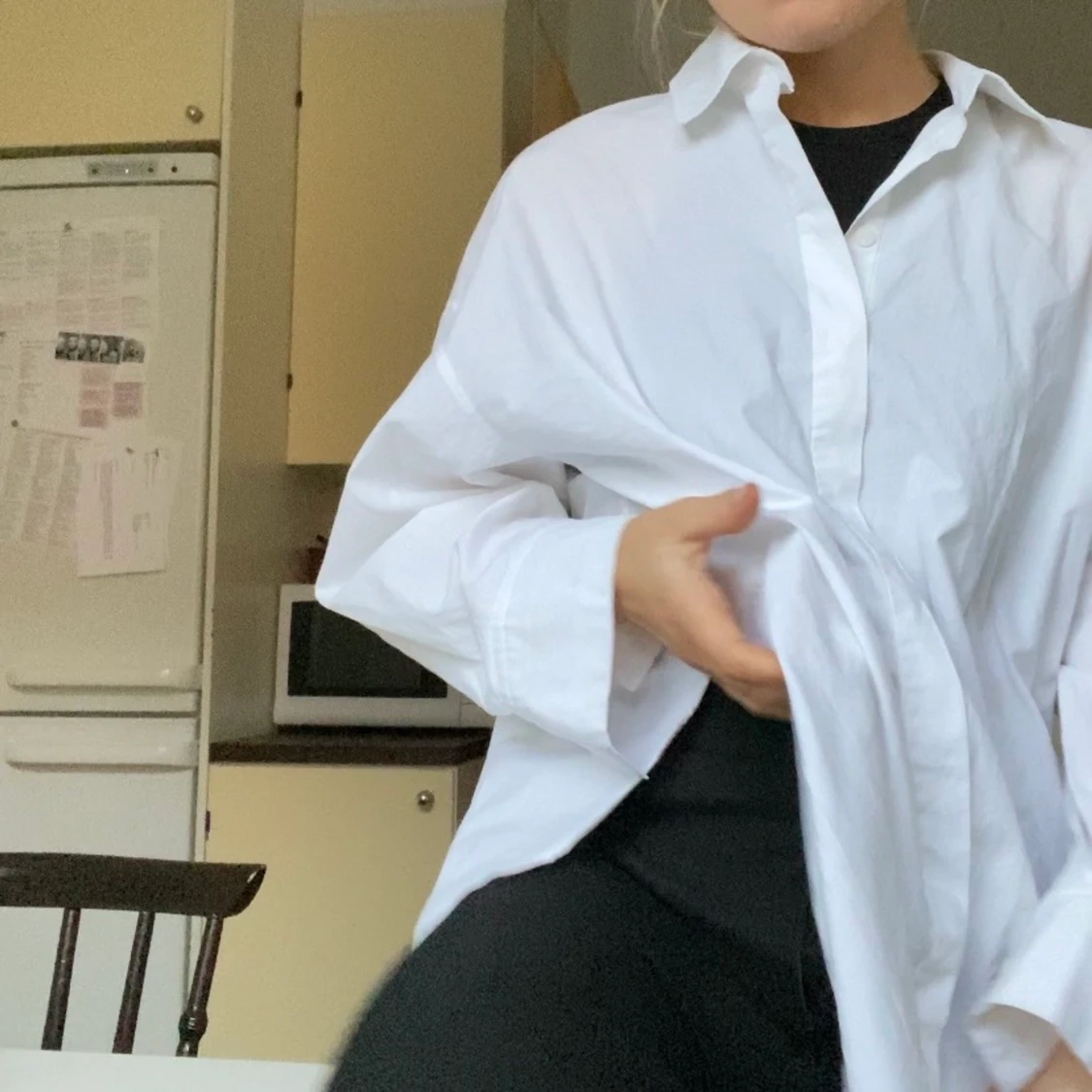 Oversized skjorta från Zara, Strl M - 91