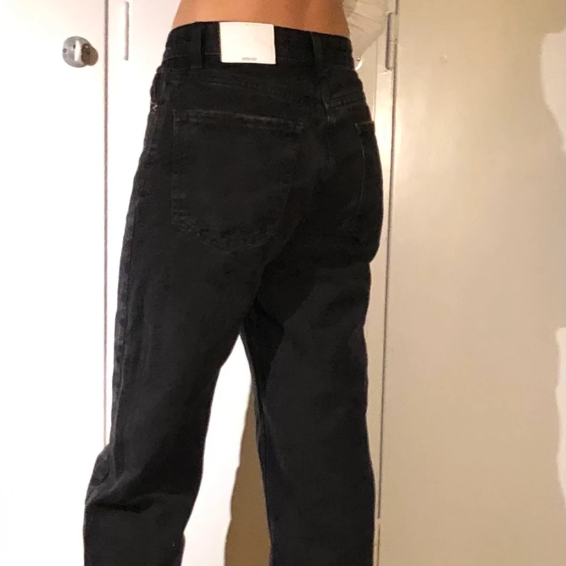 Baggy svarta jeans - 90