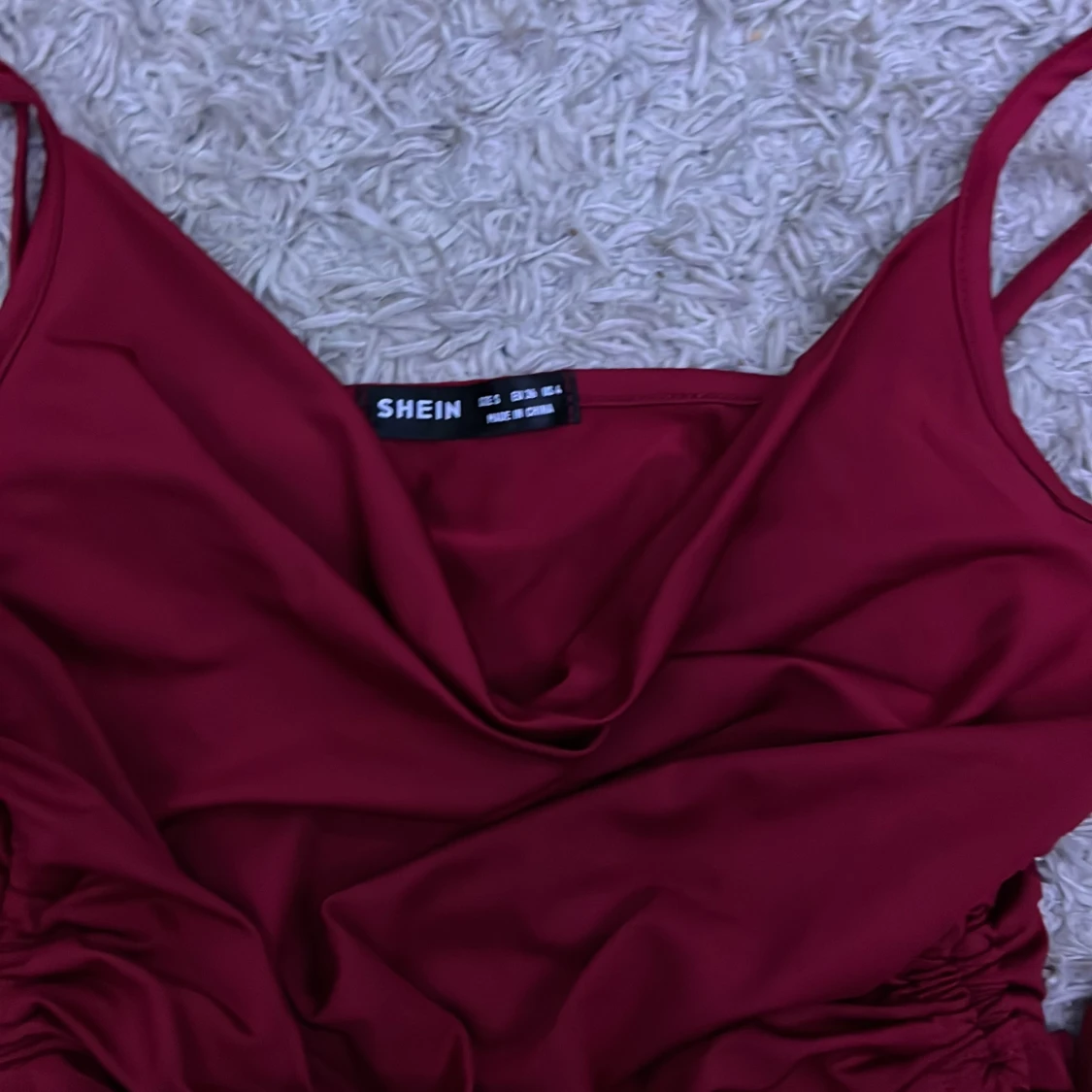Röd linne storlek S, shein - 91