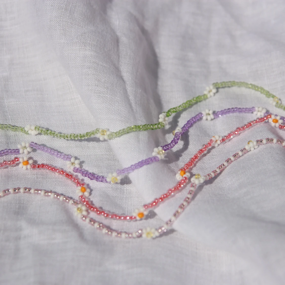 Pärlade armband och halsband 