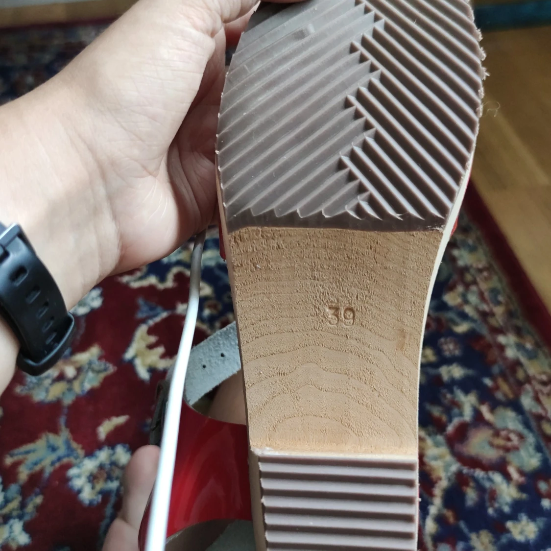 Torpatoffeln Trä sko sandal  - 91