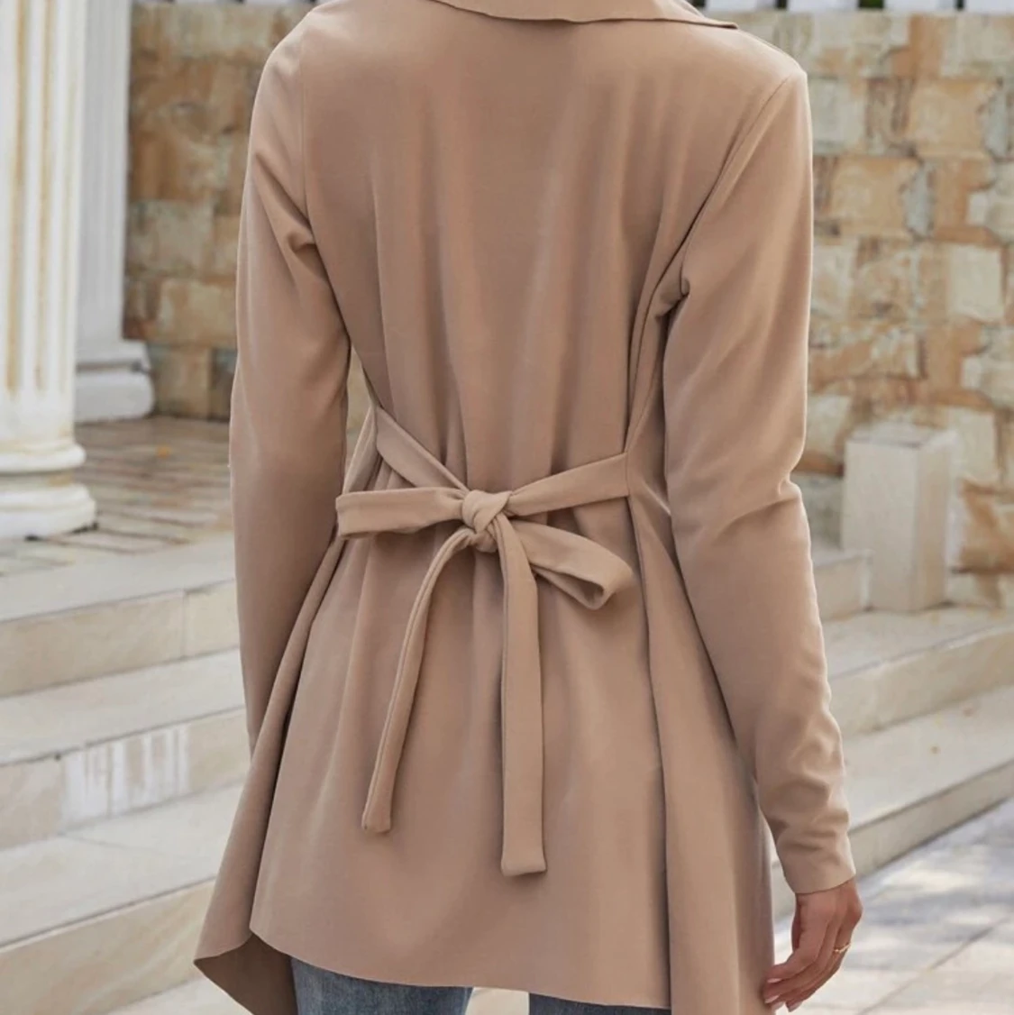 beige tunn jacka - 90