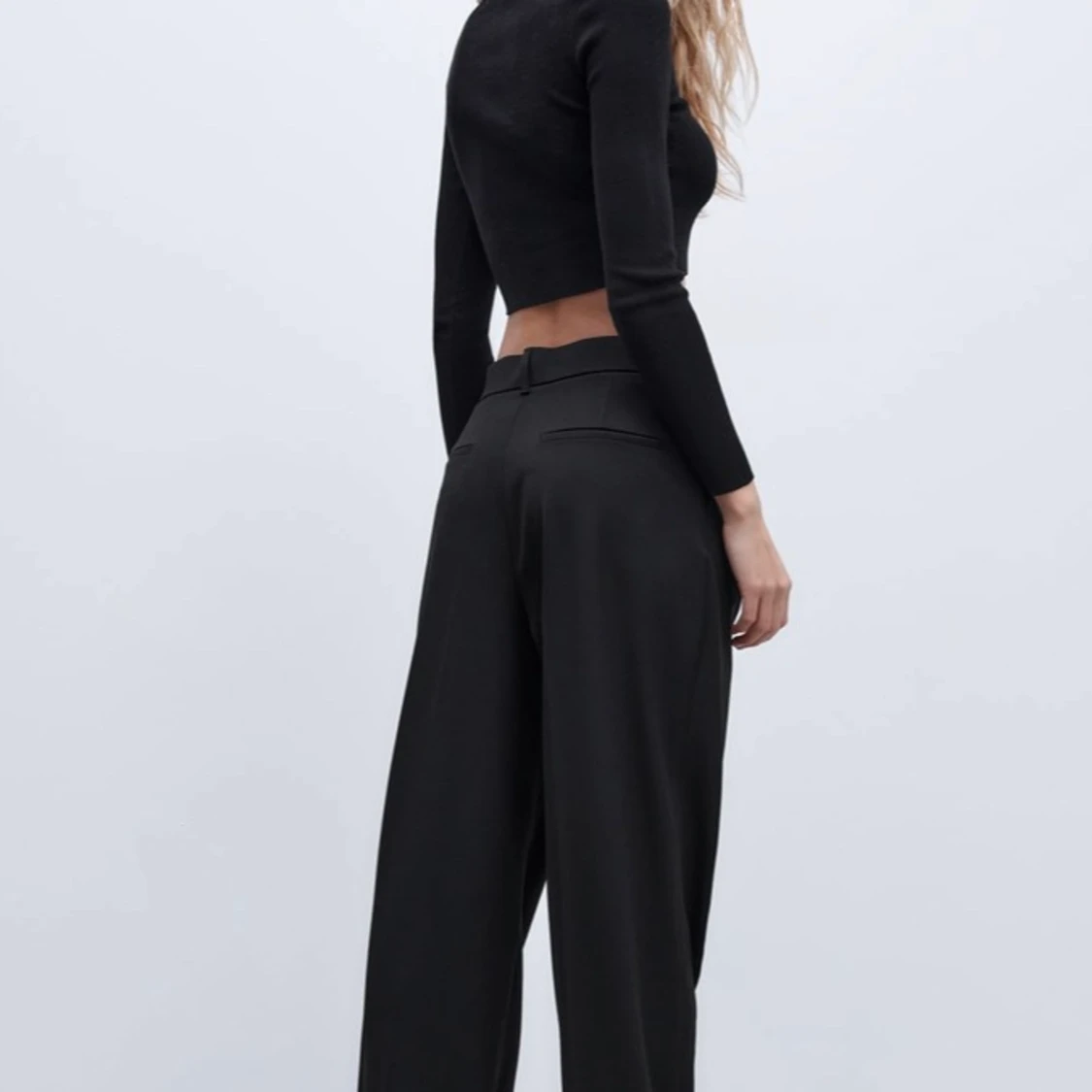 full length zara kostymbyxor 