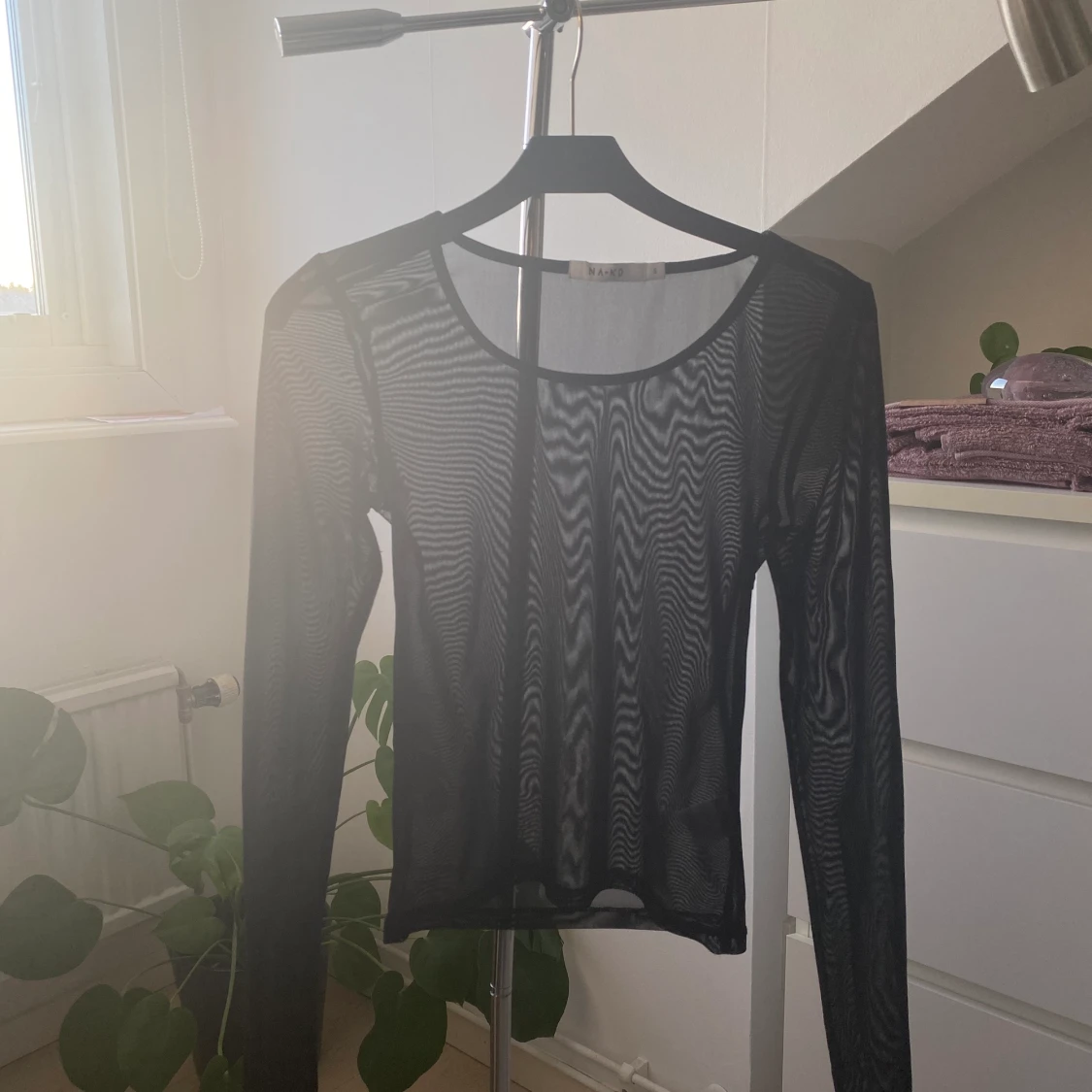 Långärmad meshtröja från NA-KD, strl s